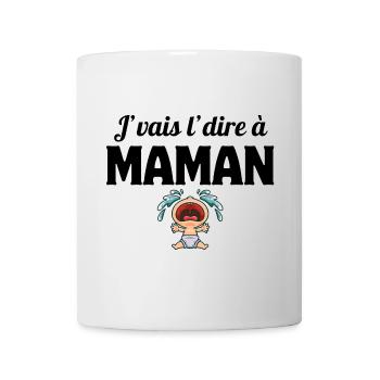 j'vais l'dire, enfant, phrase drôle - Mug blanc - blanc - Devant
