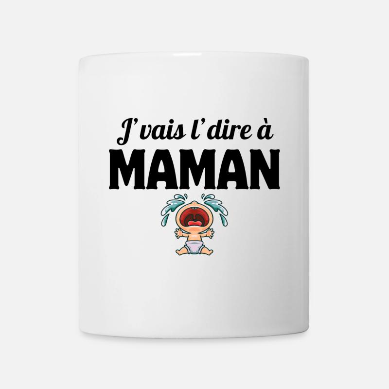 j'vais l'dire, enfant, phrase drôle - Mug blanc - blanc