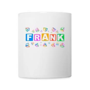 FRANK colourful cubes - Tasse - Weiß - Vorne