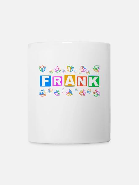 FRANK colourful cubes - Tasse - Weiß