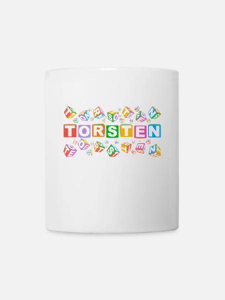 TORSTEN colourful cubes - Tasse - Weiß