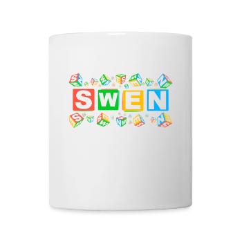 SWEN colourful cubes - Tasse - Weiß - Vorne