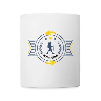 Santiago de Compostela Vintage Badge - Mug - white - Front