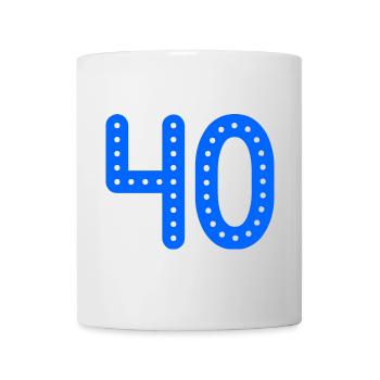 ANNIVERSARY. HAPPY BIRTHDAY. HAPPY BIRTHDAY. - Mug - white - Front
