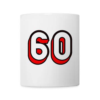 ANNIVERSARY. HAPPY BIRTHDAY. HAPPY BIRTHDAY. - Mug - white - Front