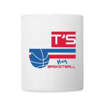 Lest's Play Basketball - Player Basketball - Mug - white - Front