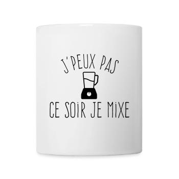 J'peux pas je mixe - Humour Cuisine Blender - Mug blanc - blanc - Devant