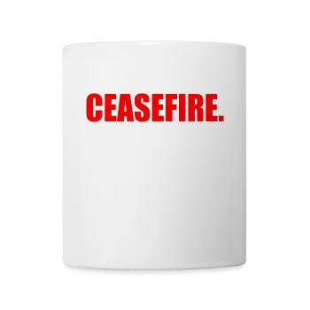 Ceasefire - Mug - white - Front