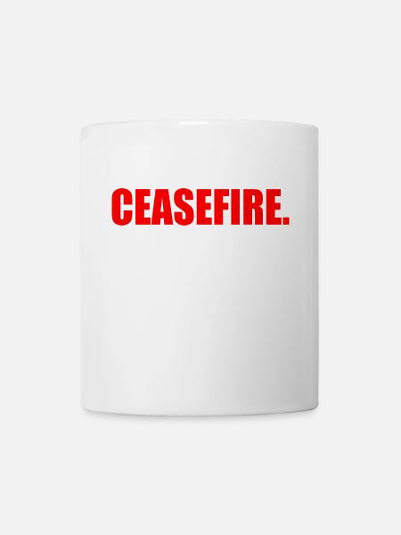 Ceasefire - Tasse - Weiß