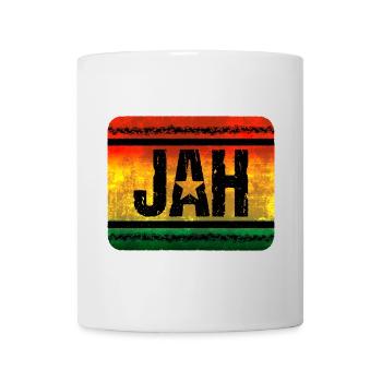 Inspiration reggae avec étoile et couleur - Mug blanc - blanc - Devant