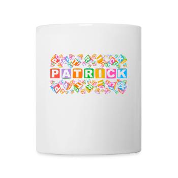 PATRICK colourful cubes - Tasse - Weiß - Vorne