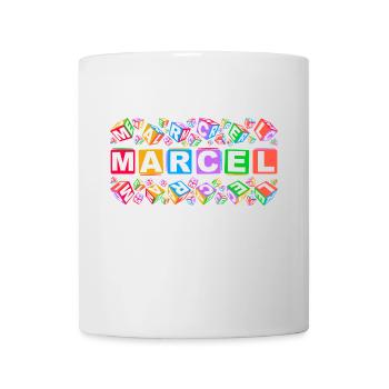 MARCEL colourful cubes - Tasse - Weiß - Vorne