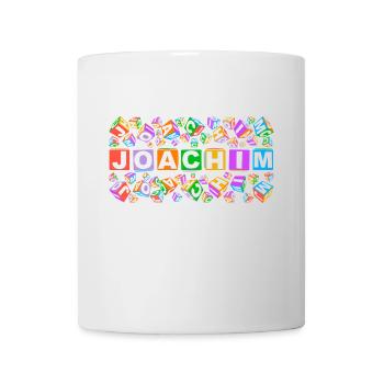 JOACHIM colourful cubes - Tasse - Weiß - Vorne