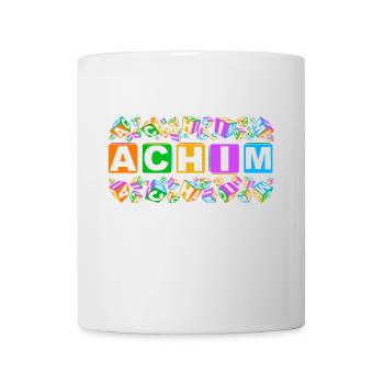 ACHIM colourful cubes - Tasse - Weiß - Vorne
