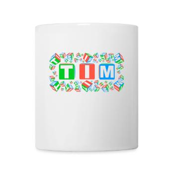 TIM colourful cubes - Tasse - Weiß - Vorne