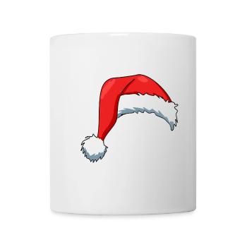 Chapeau de Père Noël - Mug blanc - blanc - Devant