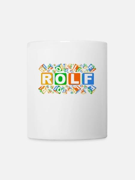 ROLF colourful cubes - Tasse - Weiß