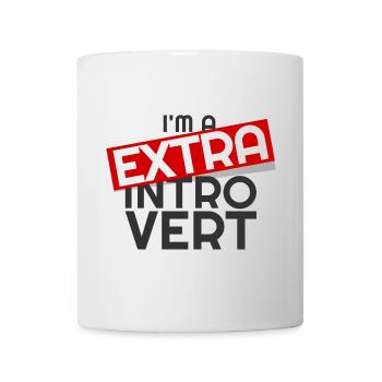 Si vous êtes introverti, prenez-le !! - Mug blanc - blanc - Devant
