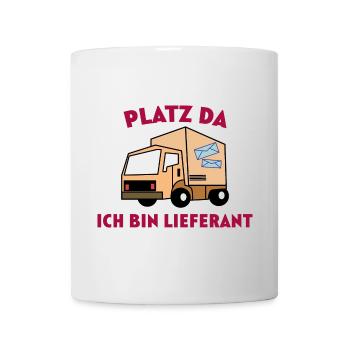 Déclaration du fournisseur Emploi Gagner de l’argent Travailleur - Mug blanc - blanc - Devant