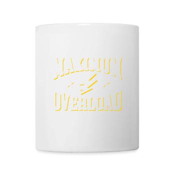 Maximale Überladung Kräftiger Retro-Druck - Tasse - Weiß - Vorne