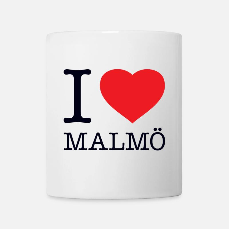 I LOVE MALMÖ - Tasse - Weiß