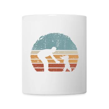 Sunset Parent and Child Silhouette - Mug - white - Front