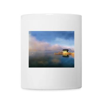 Lake Pontoon Pier - Mug - white - Front