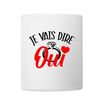 Ich werde ja sagen - Tasse - Weiß - Vorne