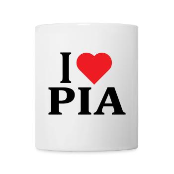 I love Pia t-shirt gift idea t-shirt - Mug - white - Front