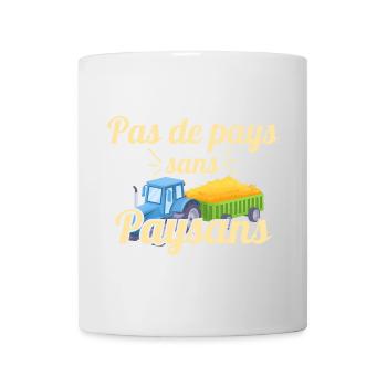 No country without peasants - Mug - white - Front