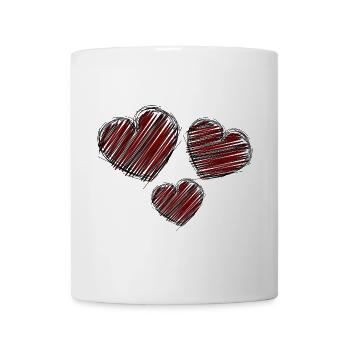 COUPLE. JUST MARRIED. Bachelorette party. VALENTINE'S DAY. LOVE. - Mug - white - Front