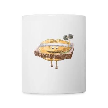Leberkas Semmerl – Funny Illustration - Mug - white - Front