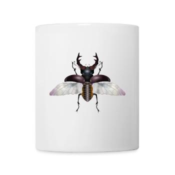 magnificent male stag with wings - Mug - white - Front