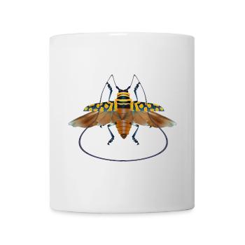 Sternotomis bohemani species insect with wings - Mug - white - Front