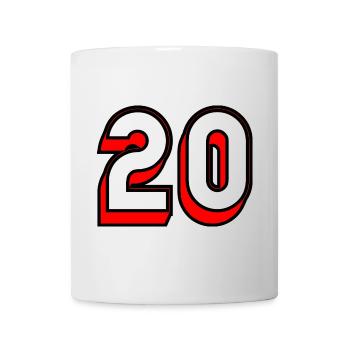 20. 20 YEARS. 20th ANNIVERSARY. 20TH ANNIVERSARY. - Mug - white - Front