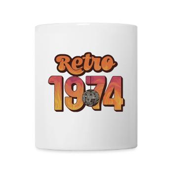 Retro 1974 Disco Ball Design on Clothing - Mug - white - Front