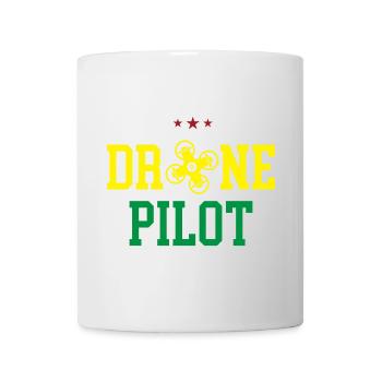 Drohnen-Pilot - Tasse - Weiß - Vorne