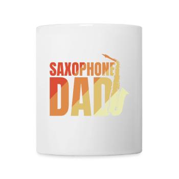 Saxophone Dad - Mug - white - Front