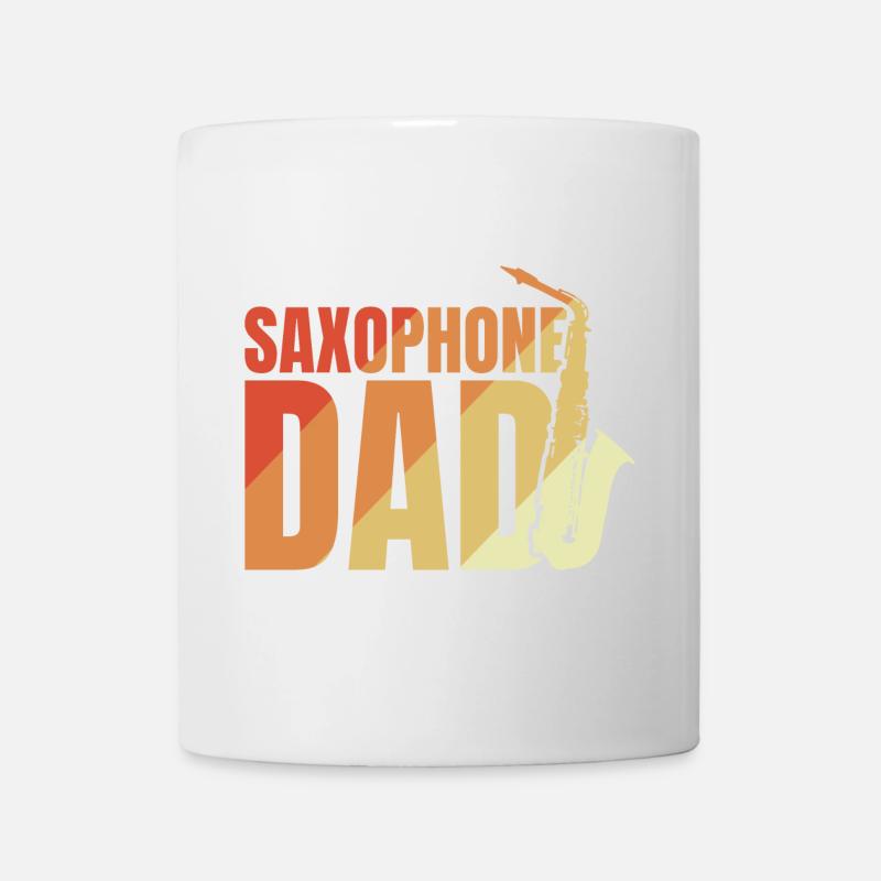 Saxophon Papa - Tasse - Weiß