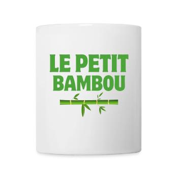 zen, méditation, le petit bambou - Mug blanc - blanc - Devant