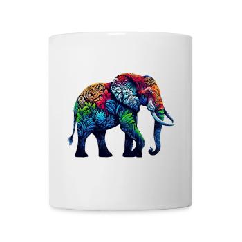 Elefant - Tasse - Weiß - Vorne