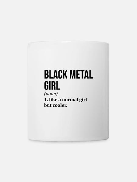 Black Metal Black Metal Black Metal - Tasse - Weiß