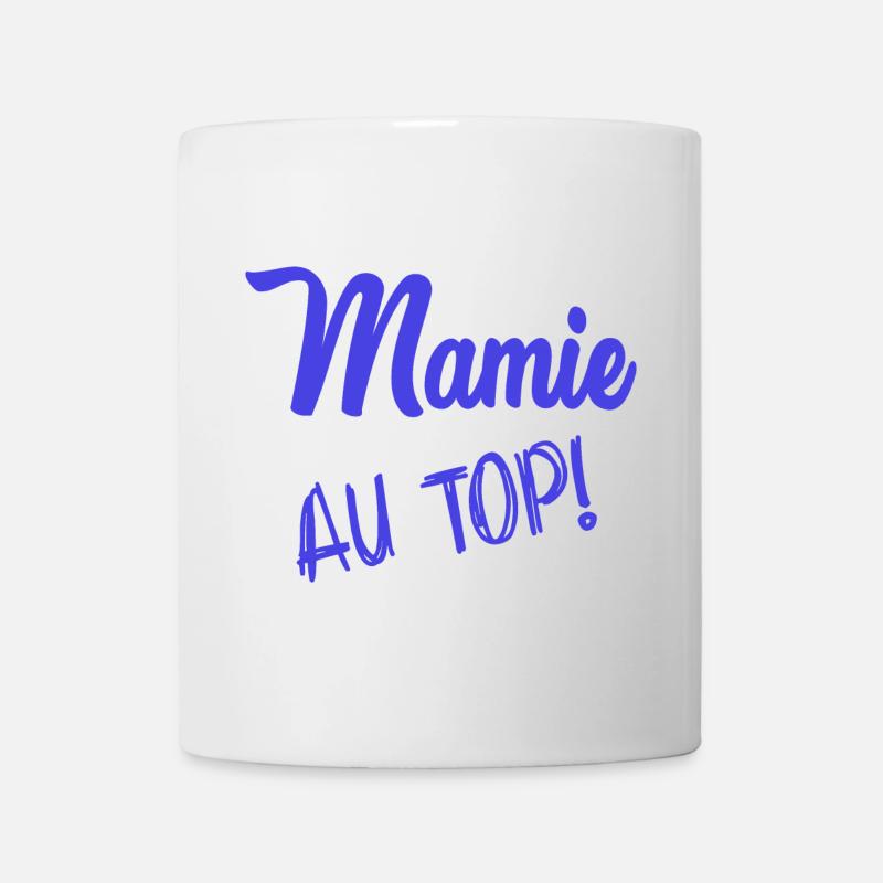 MAMIE. GRAND-MERE. FÊTE DES MÈRES - Mug blanc - blanc