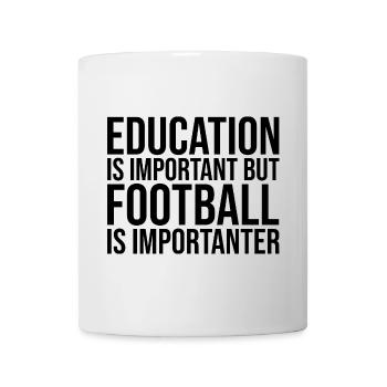 Fußball Fußball Fußball - Tasse - Weiß - Vorne