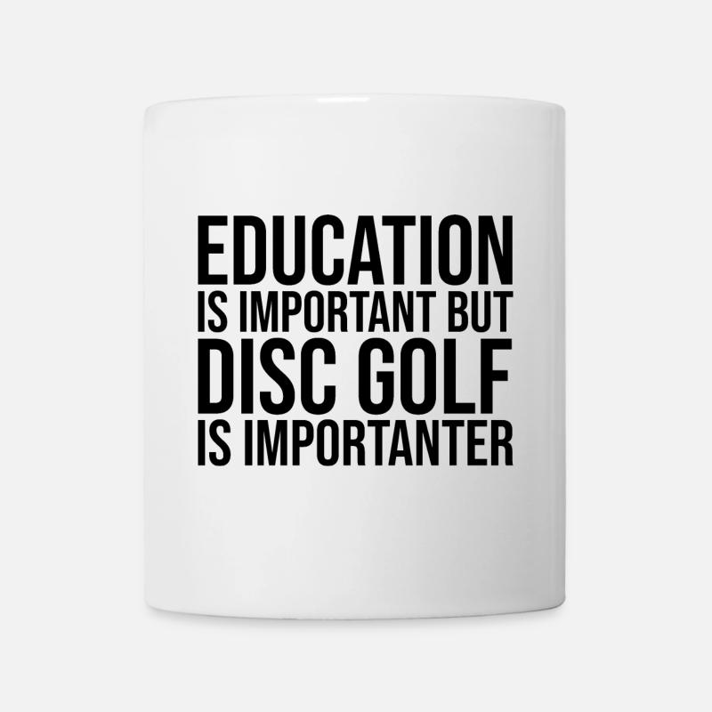 Disc golf - Mug blanc - blanc