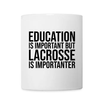 Lacrosse - Tasse - Weiß - Vorne