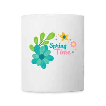 Spring Time Frühlingsshirt für die ganze Familie - Tasse - Weiß - Vorne