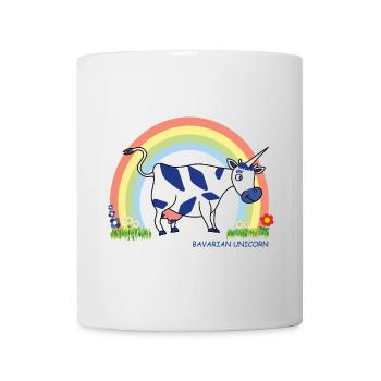 BAVARIAN UNICORN - Regenbogen - Tasse - Weiß - Vorne