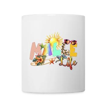 Beach Life Summer Vibe - Mug - white - Front