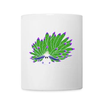 Leaf Sheep Snail, Drawing - Mug - white - Front